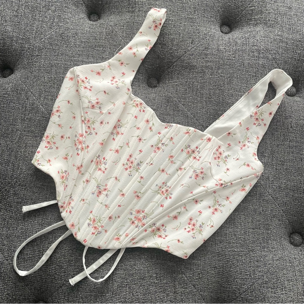 Windsor Floral Corset Top